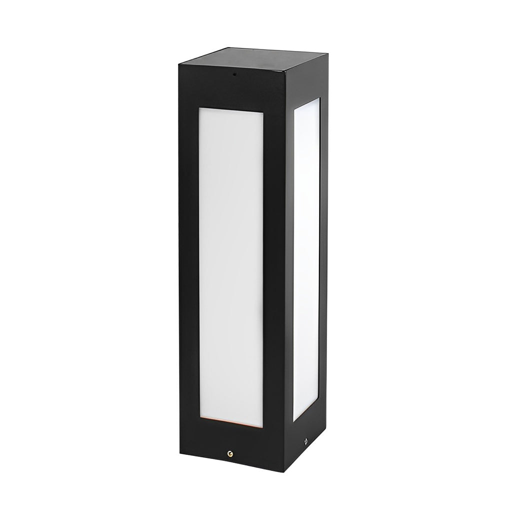 Modern Black LED Solar Pathway Lights Waterproof Outdoor Garden Lawn Lamp