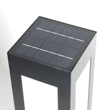 Modern Black LED Solar Pathway Lights Waterproof Outdoor Garden Lawn Lamp