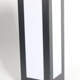 Modern Black LED Solar Pathway Lights Waterproof Outdoor Garden Lawn Lamp