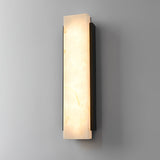 Modern Black LED Waterproof Outdoor Wall Sconce with Faux Marble Shade IP65 Rated Exterior Light