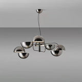 Modern Black Metal Penta Electrolier Chandelier for Contemporary Interior Lighting