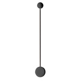 Modern Black Minimalist Linear LED Wall Sconce Nordic Artistic Light for Living Room