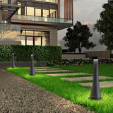 Modern Black Mushroom LED Landscape Path Light Waterproof Aluminum Outdoor Garden Bollard