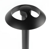 Modern Black Mushroom LED Outdoor Path Light Waterproof IP65 Garden Landscape Pedestal Lamp