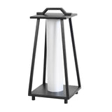 Modern Black Outdoor Floor Lamp Waterproof Portable LED Garden Light with Handle