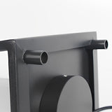 Modern Black Outdoor Floor Lamp Waterproof Portable LED Garden Light with Handle