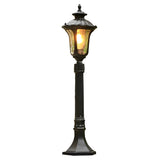 Modern Black Outdoor Lawn Light Waterproof Garden Pathway Lamp for Yard and Villa