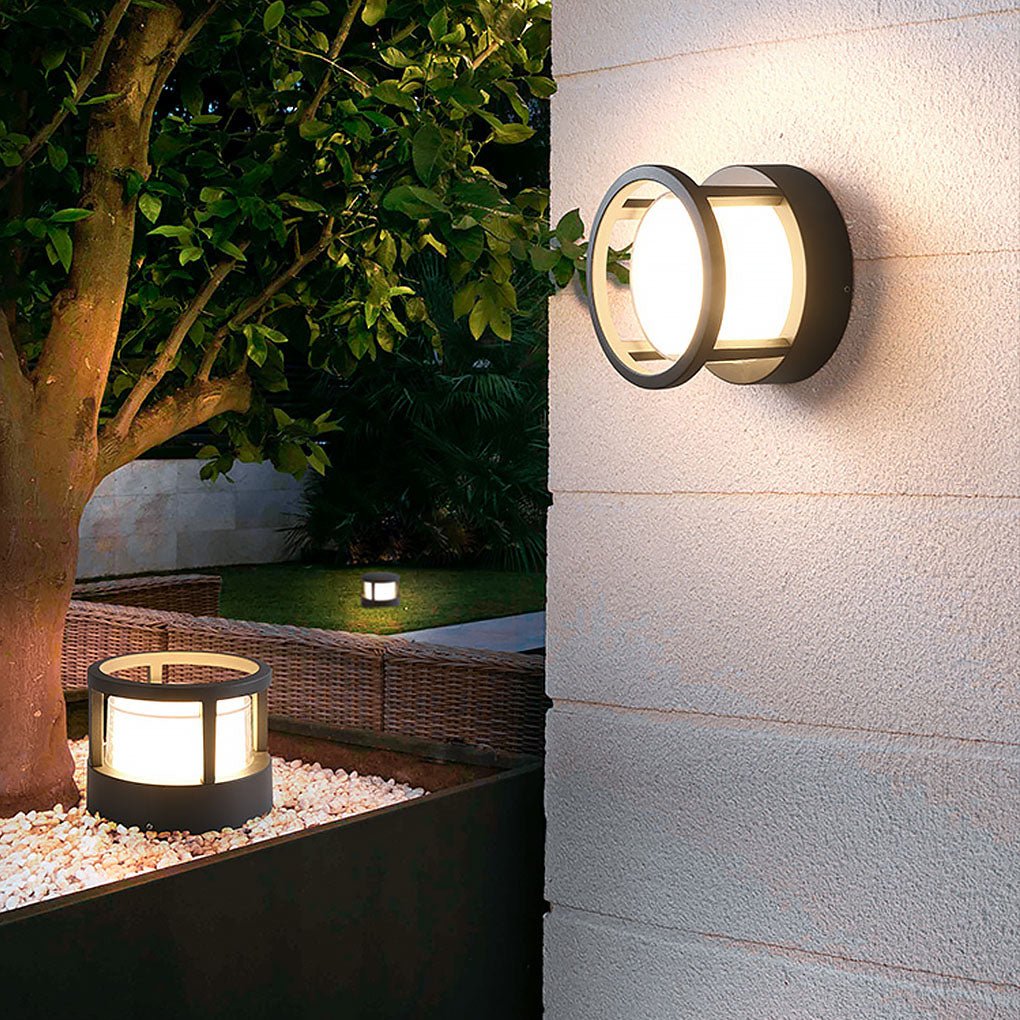 Modern Black Outdoor LED Path Light Waterproof IP65 Landscape Lighting for Garden Courtyard and Villa