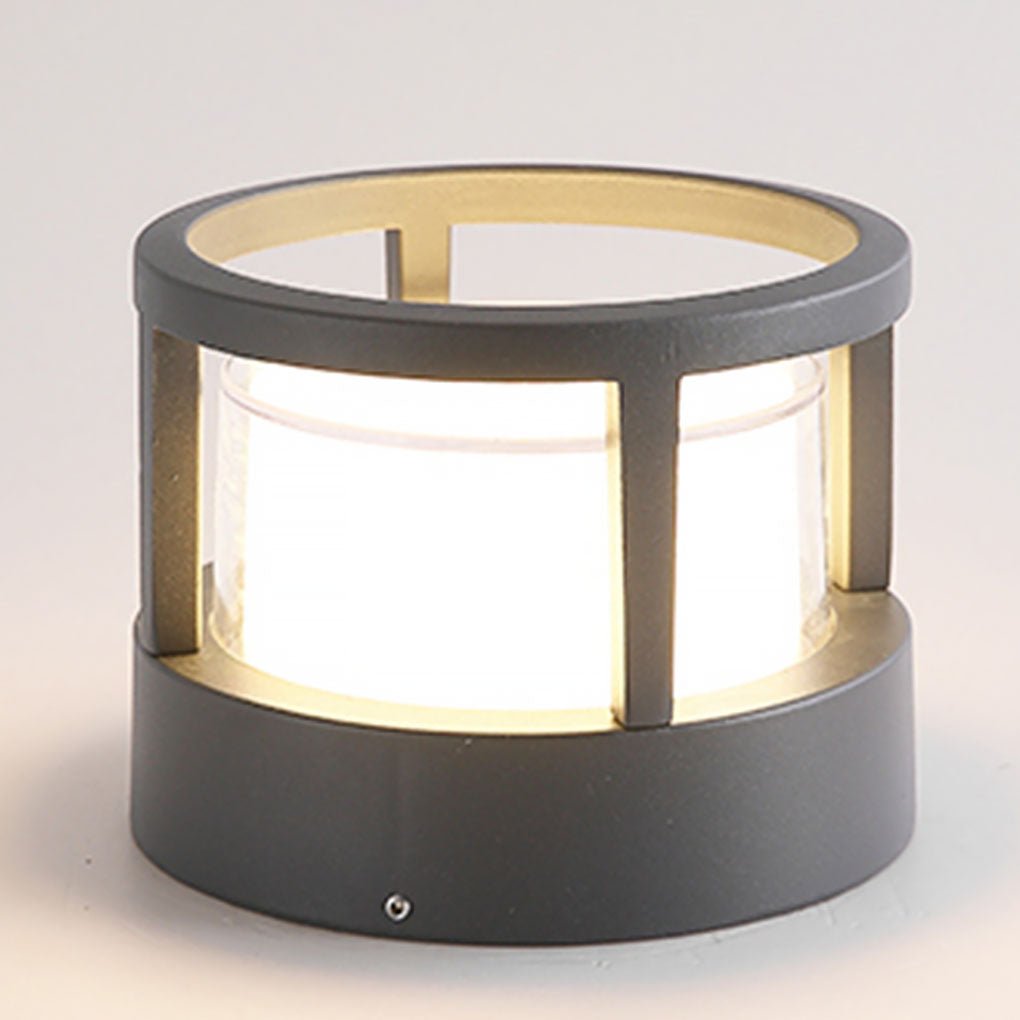 Modern Black Outdoor LED Path Light Waterproof IP65 Landscape Lighting for Garden Courtyard and Villa
