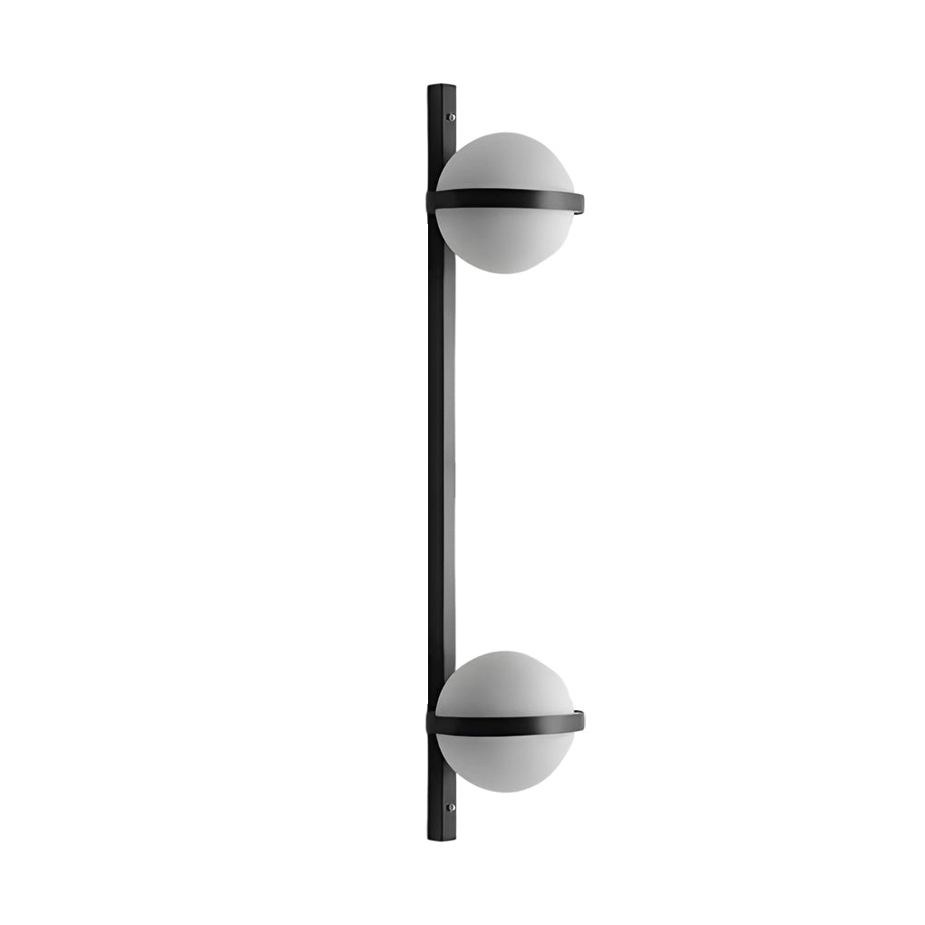 Modern Black Outdoor LED Sconce with Creative Flowerpot Waterproof Garden Wall Light Fixture