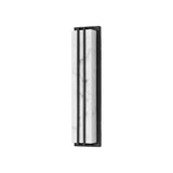 Modern Black Outdoor LED Wall Light IP54 Waterproof Resin Sconce for Garden and Villa