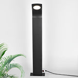 Modern Black Outdoor Pathway Lights Waterproof IP65 COB LED Garden Landscape Bollard Lighting