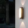 Modern Black Outdoor Wall Sconce IP65 Waterproof LED Up and Down Exterior Aluminum Light Fixture
