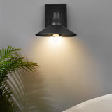Modern Black Outdoor Wall Sconce Waterproof European Style Exterior Lighting Fixture
