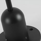 Modern Black Oval Ring LED Landscape Light Waterproof Solar Powered Outdoor Pathway Lamp