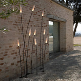 Modern Black Reed LED Landscape Path Light Waterproof Outdoor Lawn Garden Pathway Lighting