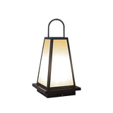 Modern Black Retro LED Outdoor Lantern Waterproof Pathway Garden Light for Patios and Lawns