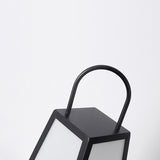 Modern Black Retro LED Outdoor Lantern Waterproof Pathway Garden Light for Patios and Lawns