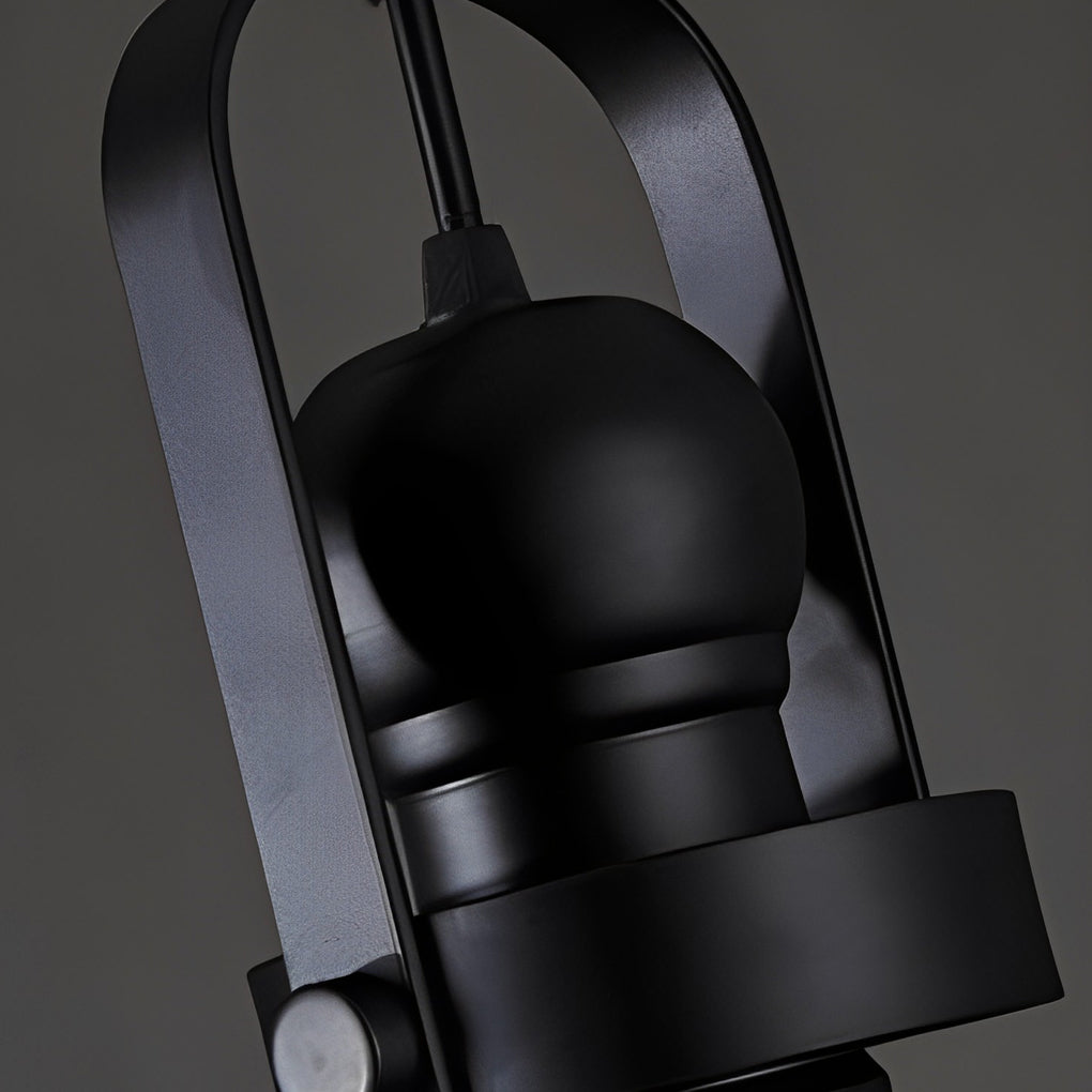 Modern Black Semicircular Glass Pendant Light Industrial Bowl Chandelier for Dining Room