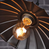 Modern Black Skirt Pendant Light Iron Hanging Lamp for Kitchen and Dining Room