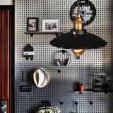 Modern Black Skirt Pendant Light Iron Hanging Lamp for Kitchen and Dining Room