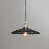 Modern Black Skirt Pendant Light Iron Hanging Lamp for Kitchen and Dining Room