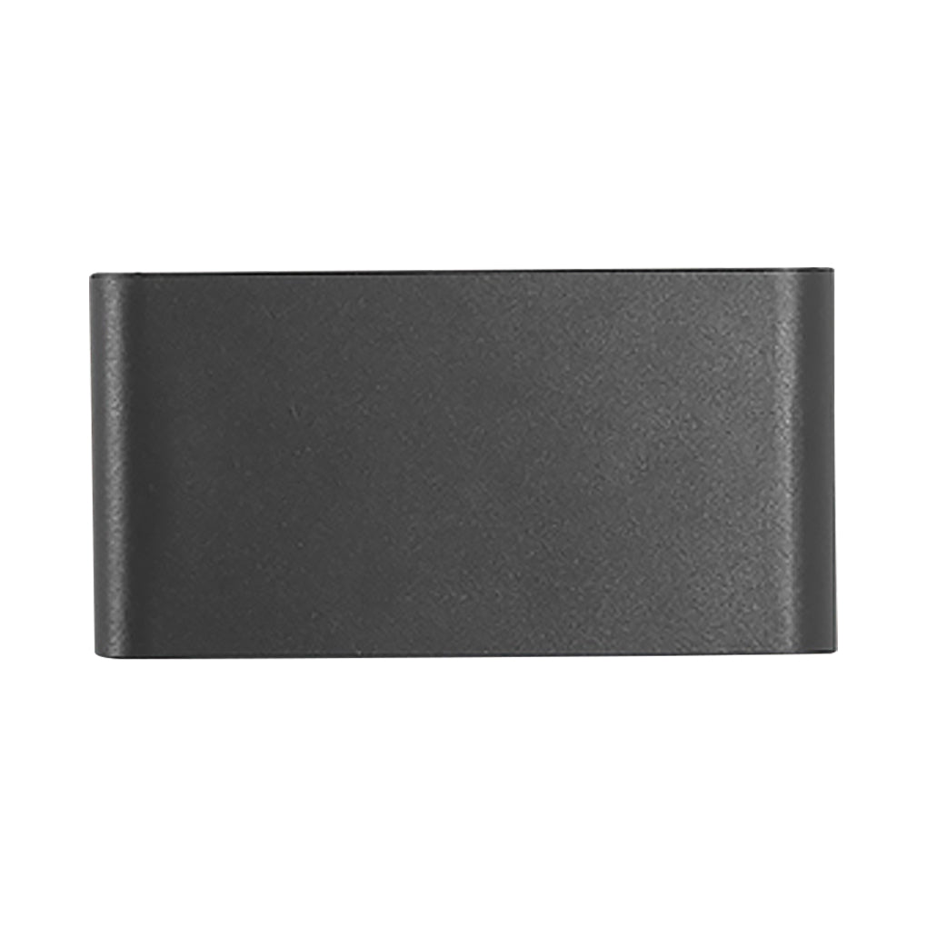 Modern Black Slim Outdoor LED Wall Sconce Waterproof Up Down Exterior Porch Light