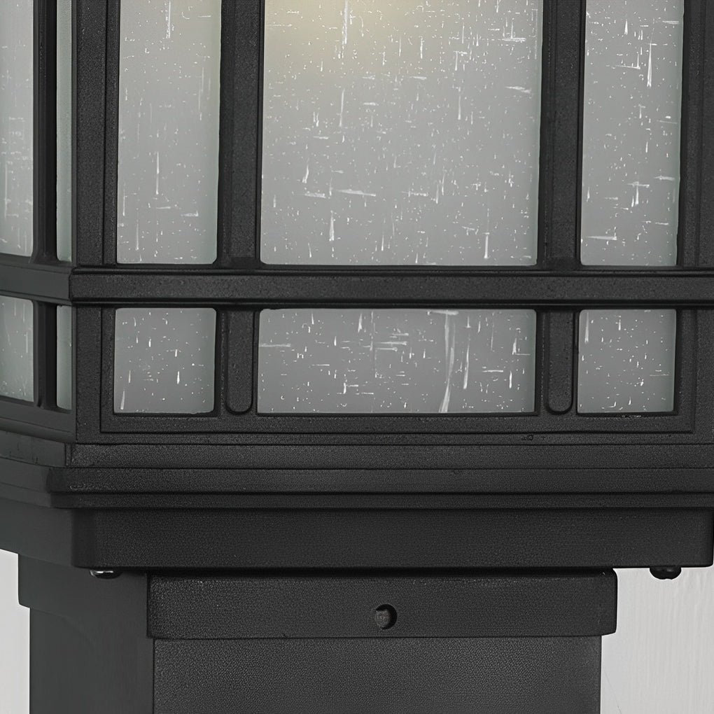 Modern Black Solar Path Lights Waterproof Outdoor Garden Landscape LED Lighting