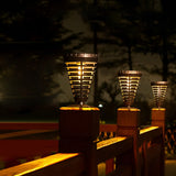 Modern Black Solar Pathway Lights Waterproof LED Garden Landscape Lighting for Walkway