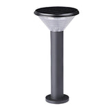 Modern Black Solar Powered Pathway Lights with Dusk to Dawn Sensor and Three Color Temperature Modes
