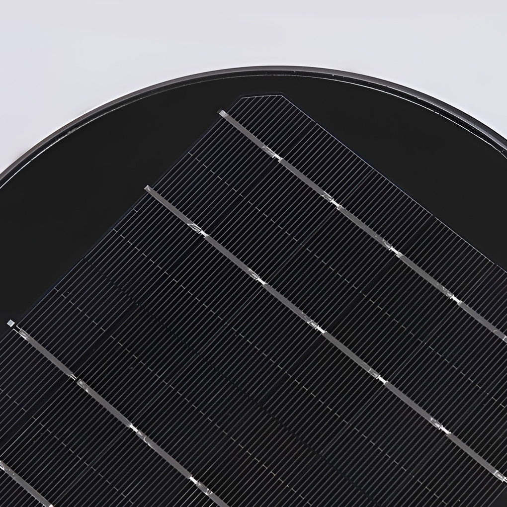 Modern Black Solar Powered Pathway Lights with Dusk to Dawn Sensor and Three Color Temperature Modes