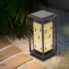 Modern Black Square LED Outdoor Pathway Light Waterproof Garden Lawn Lamp