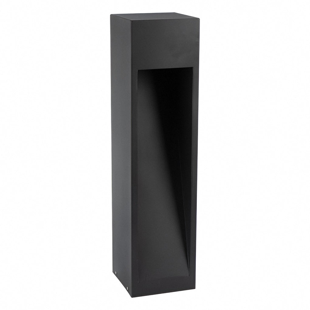 Modern Black Square Outdoor LED Post Light Waterproof 5W Pathway Lighting for Gardens