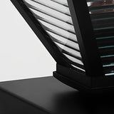 Modern Black Square Solar Fence Post Lights Waterproof Outdoor Garden Deck Cap Lighting