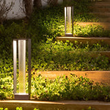 Modern Black Waterproof Solar LED Path Light for Outdoor Garden and Lawn