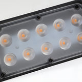 Modern Black Waterproof Solar LED Wall Sconce with 90 Degree Adjustable Light Head