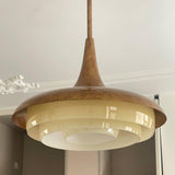 Modern Blossom Flower Glass Pendant Light Gold Floral Ceiling Hanging Fixture