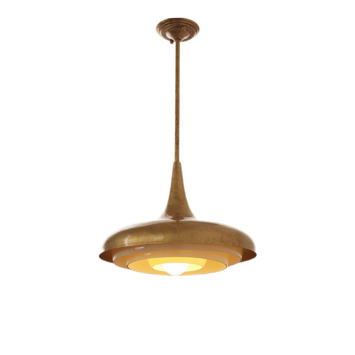 Modern Blossom Flower Glass Pendant Light Gold Floral Ceiling Hanging Fixture