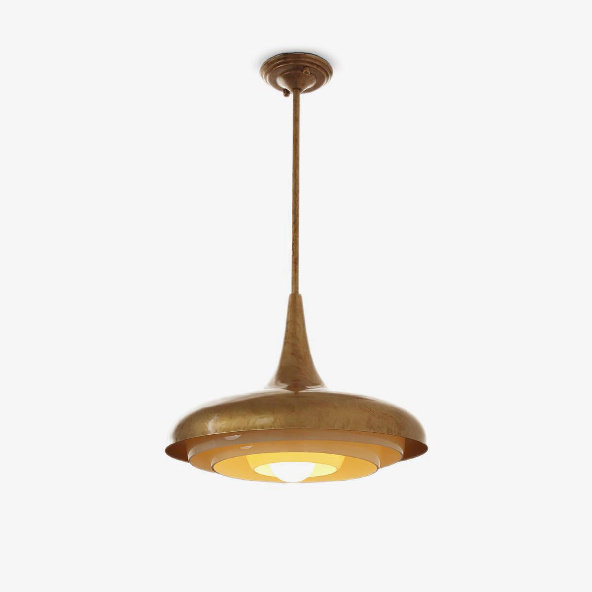 Modern Blossom Flower Glass Pendant Light Gold Floral Ceiling Hanging Fixture