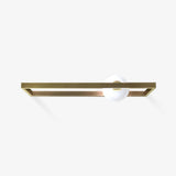 Modern Blown Glass Mondrian Wall Sconce with Iron Bracket for Contemporary Interiors