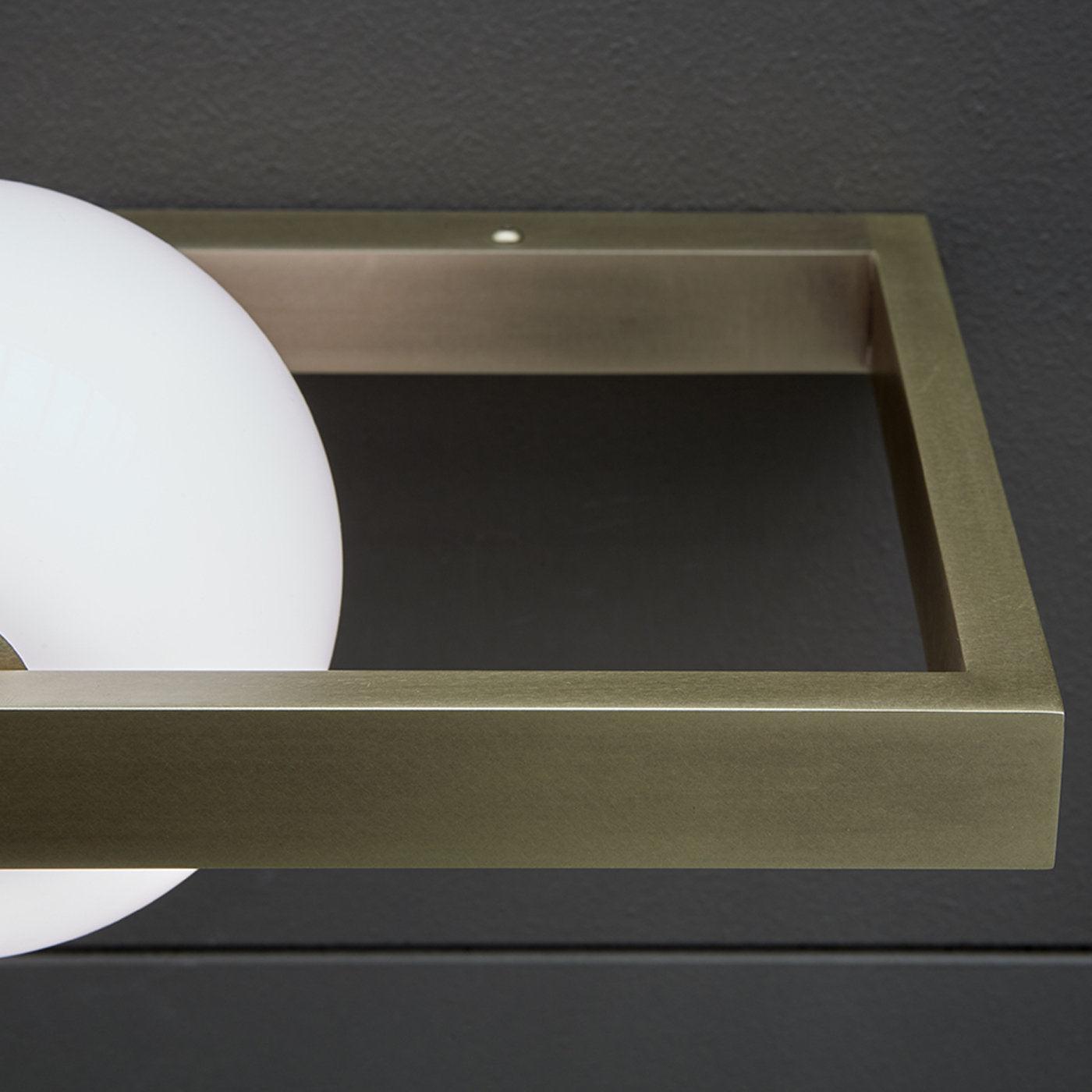 Modern Blown Glass Mondrian Wall Sconce with Iron Bracket for Contemporary Interiors