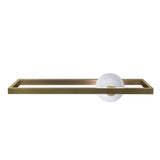 Modern Blown Glass Mondrian Wall Sconce with Iron Bracket for Contemporary Interiors