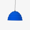 Modern Blue Polystyrene Pendant Light Eco Friendly Recycled Pluto Hanging Lamp for Indoor Use