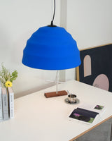 Modern Blue Polystyrene Pendant Light Eco Friendly Recycled Pluto Hanging Lamp for Indoor Use