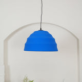 Modern Blue Polystyrene Pendant Light Eco Friendly Recycled Pluto Hanging Lamp for Indoor Use