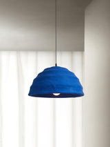 Modern Blue Polystyrene Pendant Light Eco Friendly Recycled Pluto Hanging Lamp for Indoor Use