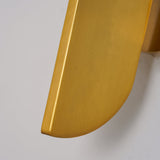 Modern Bower Sculptural Wall Sconce Brass with Polished White Glass Globe LED Vanity Light