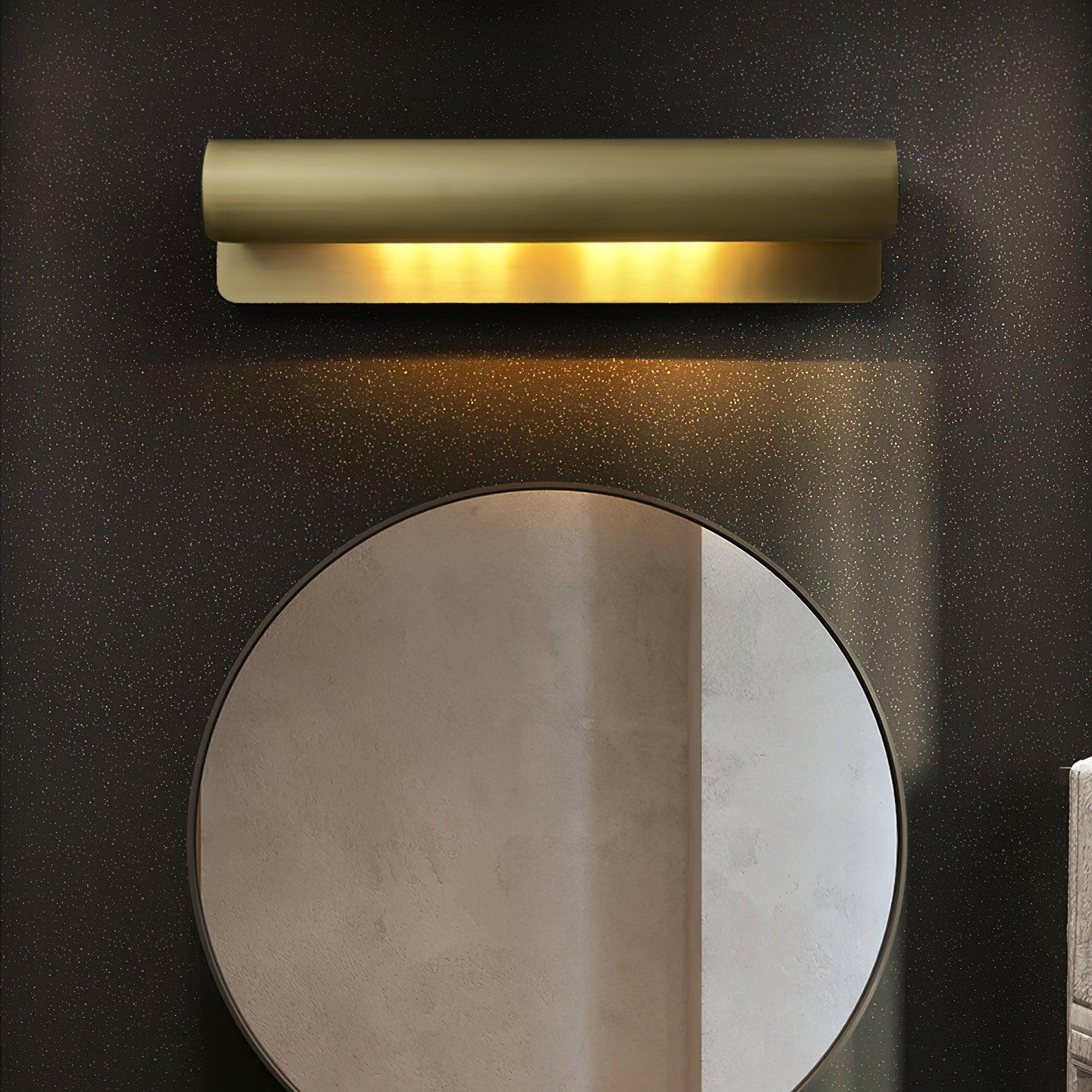Modern Brass Accord Swoop Metal Wall Sconce Set of Two Indoor Wall Lamp