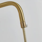 Modern Brass and Black Pino Wall Sconce Minimalist Indoor Single Light Fixture