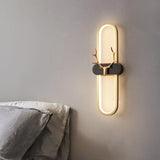 Modern Brass Antlers Halo LED Wall Sconce with Three Color Temperatures
